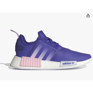 Adidas Womens NMD R1 Lace Up Sneakers Shoes Casual - Purple - Size 6.5 M